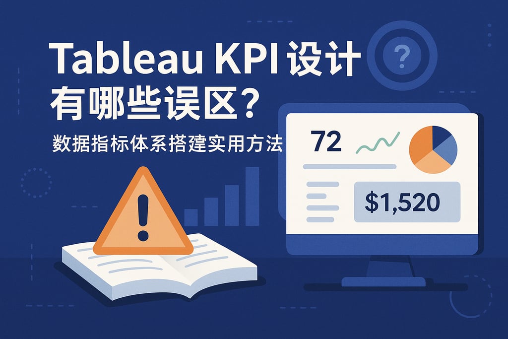 Tableau KPI设计有哪些误区？数据指标体系搭建实用方法